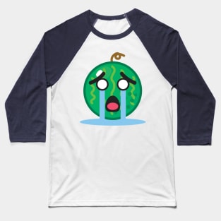 Sad Watermelon Baseball T-Shirt